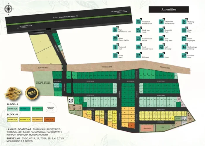 Aura residences Layout